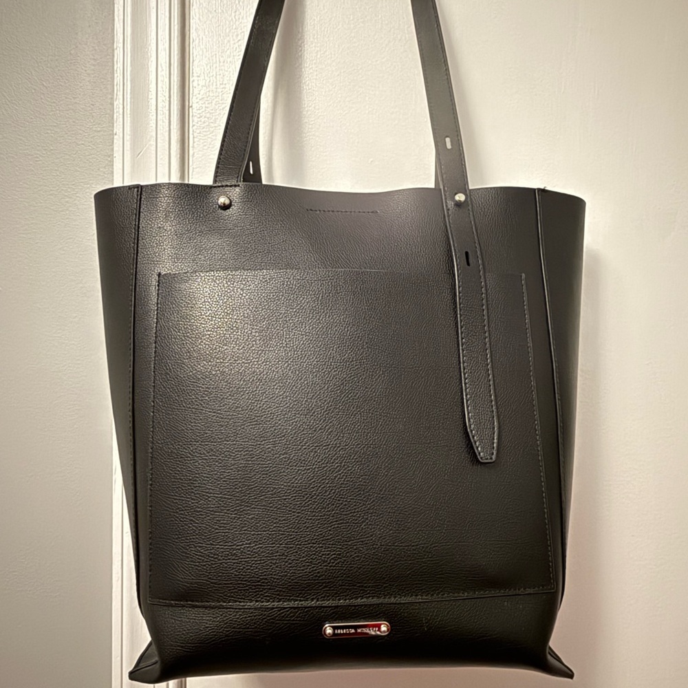 Rebecca Minkoff Stella Black Leather Tote Bag